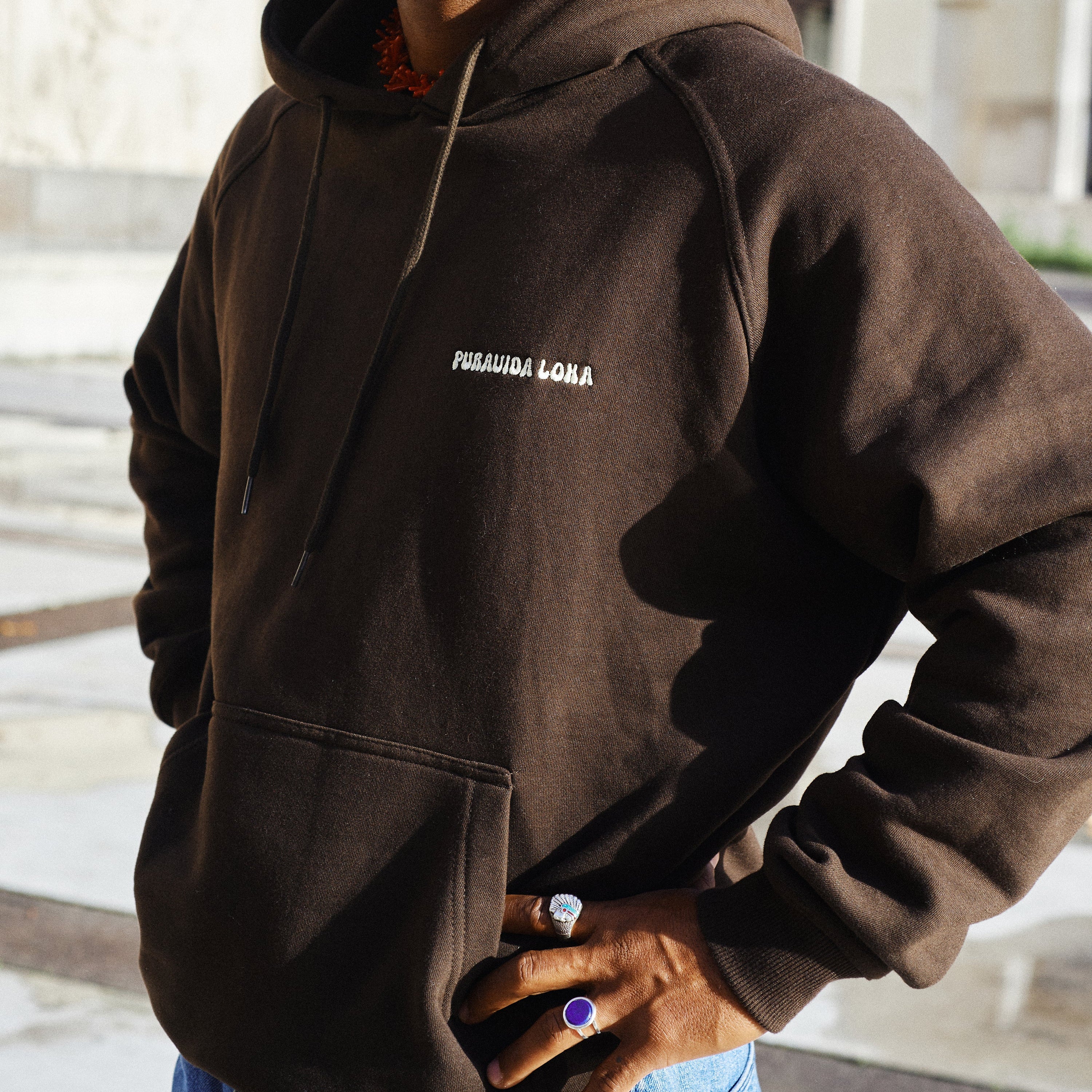 Hoodie Marron