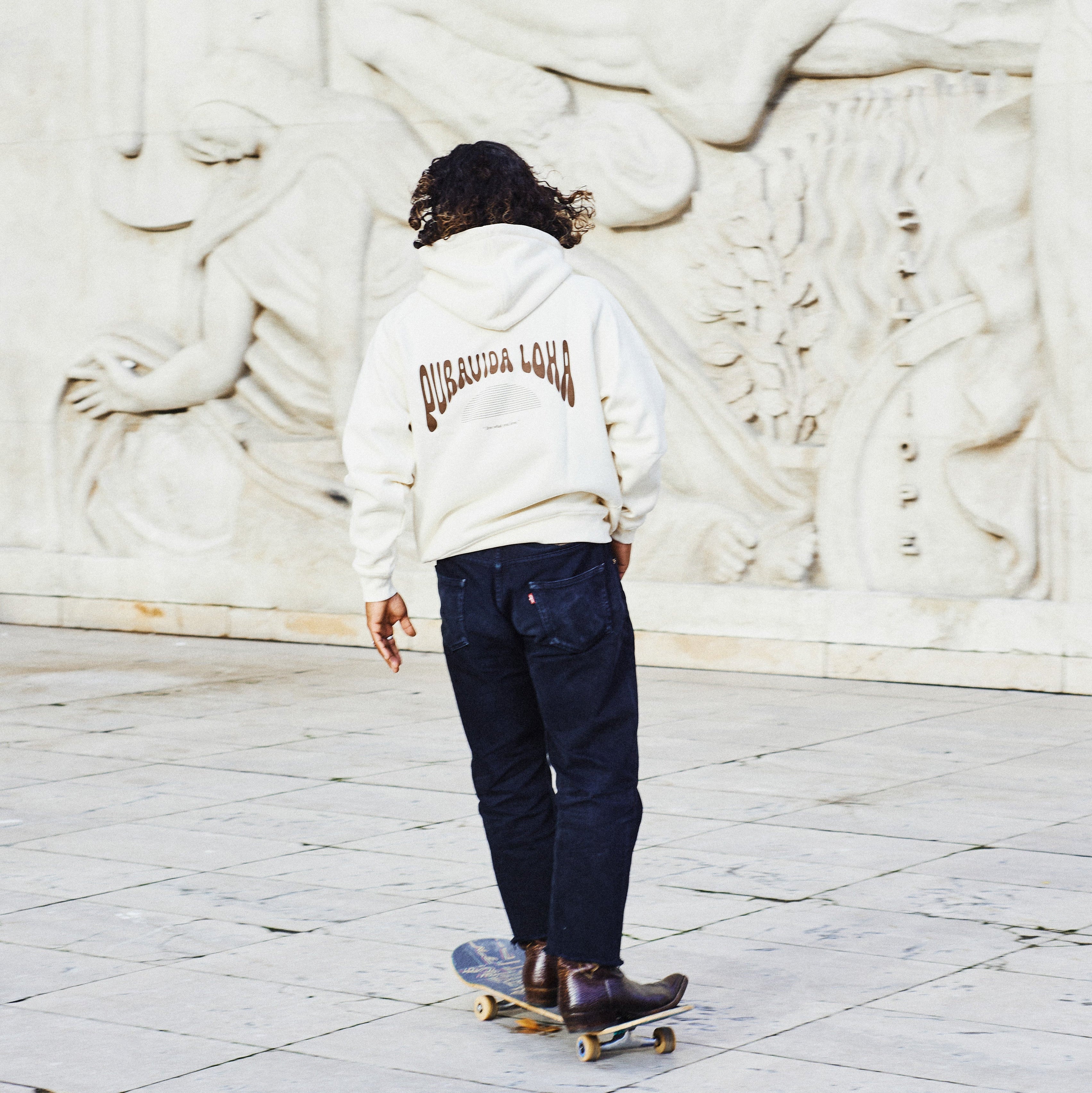 Hoodie Beige