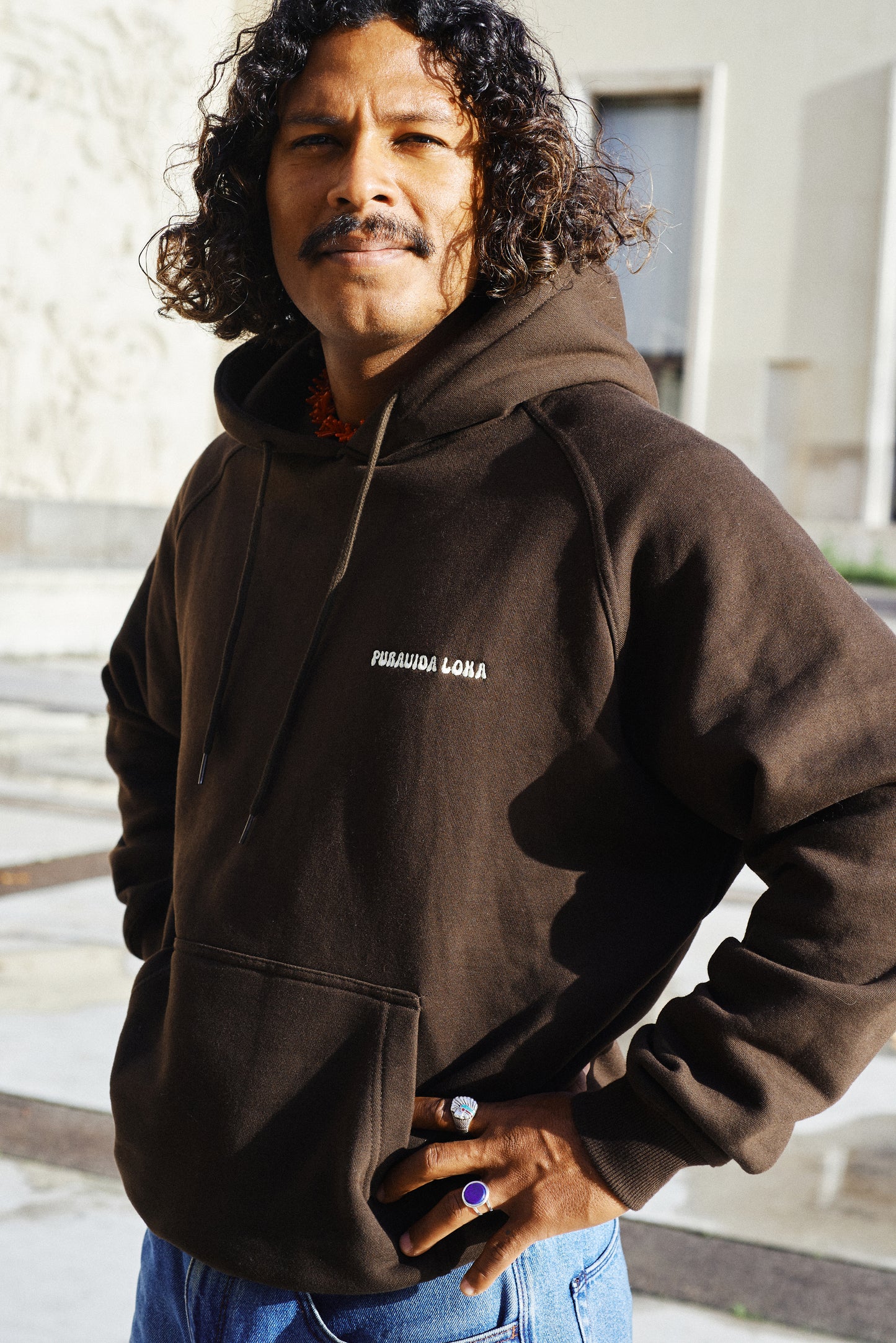 Hoodie Marron